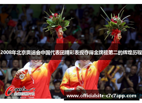 2008年北京奥运会中国代表团精彩表现夺得金牌榜第二的辉煌历程